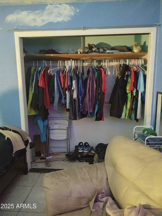 view of closet