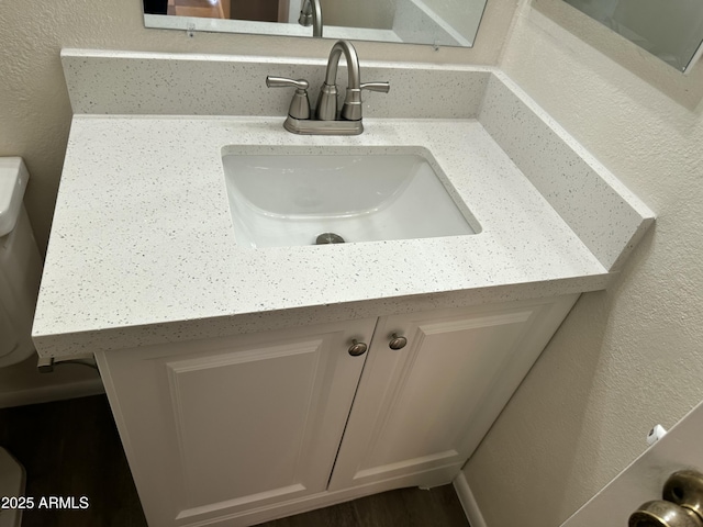 6120 N 30th Ave, Phoenix, AZ 85017 - bathroom view of vanity and a textured wall