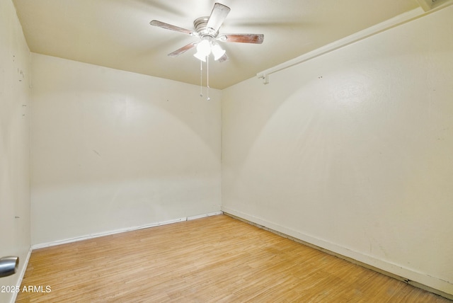 8411 E Via De Jardin, Scottsdale, AZ 85258 - empty room featuring wood finished floors and a ceiling fan