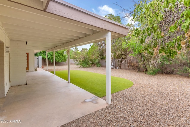 8411 E Via De Jardin, Scottsdale, AZ 85258 - fenced backyard with a patio area