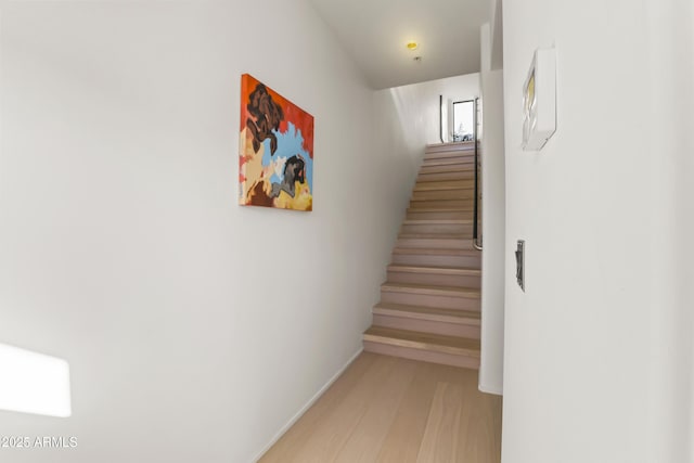 312 E Windsor Ave Unit 6, Phoenix, AZ 85004 - stairs featuring baseboards and wood finished floors