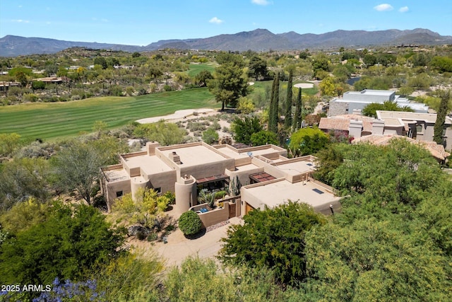 3120 Arroyo Hondo, Carefree, AZ 85377 - birds eye view of property featuring a mountain view and view of golf course
