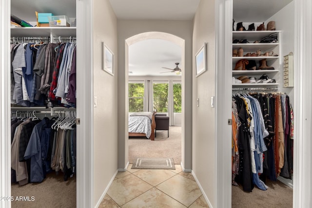 view of closet