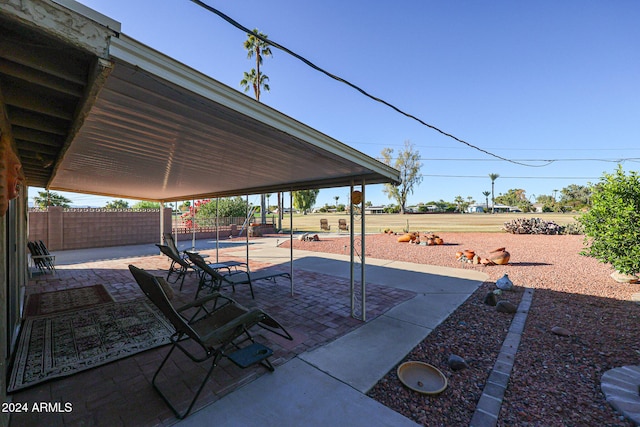 view of patio