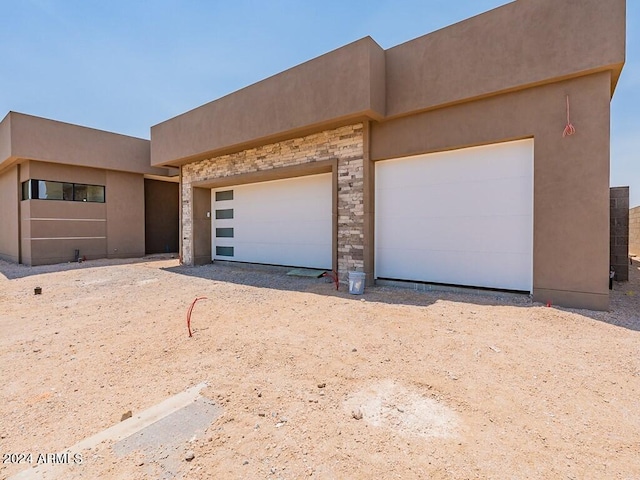 view of pueblo revival-style home