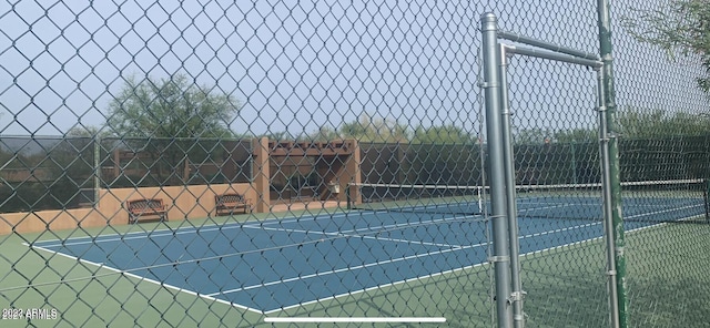 view of sport court