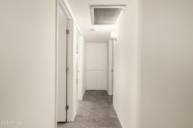 hallway with baseboards