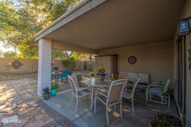 view of patio