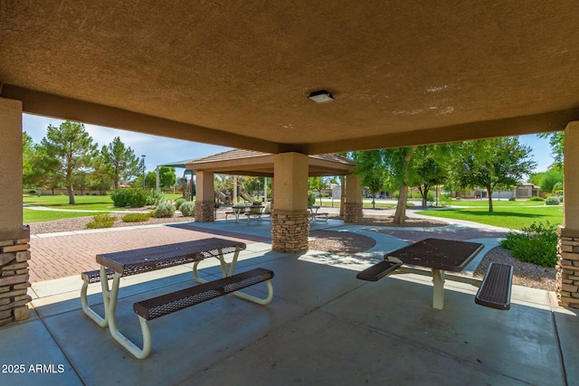 view of patio