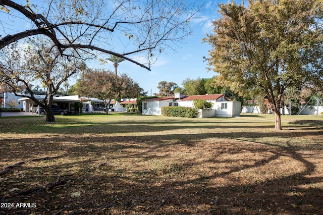 view of yard