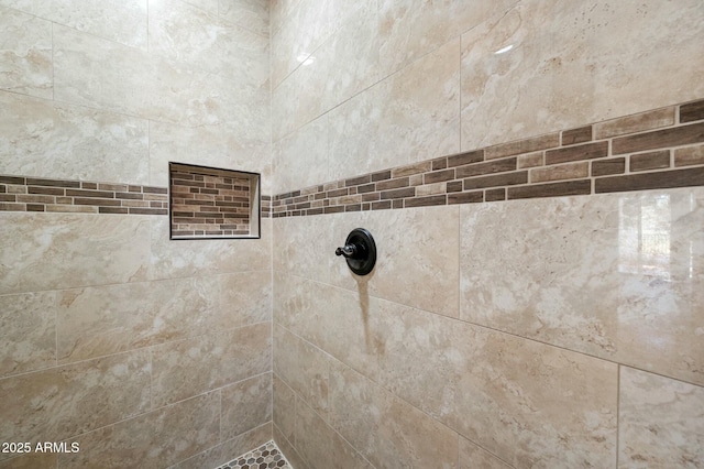 details featuring tiled shower