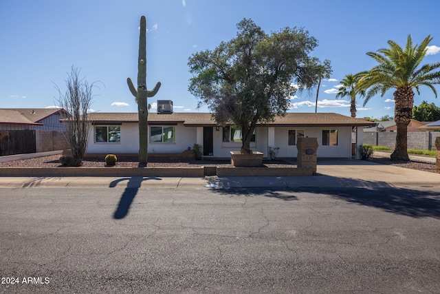 view of ranch-style home