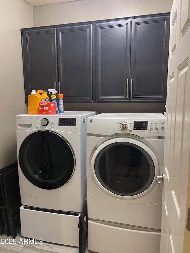 3211 W Pollack St, Phoenix, AZ 85041 - washroom with cabinet space and separate washer and dryer