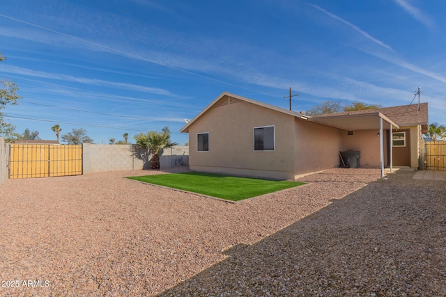 view of rear view of property