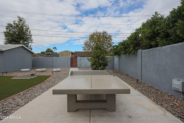 view of patio