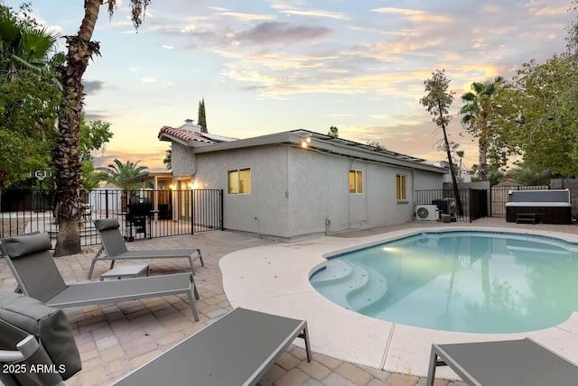 16436 N 64th Pl, Scottsdale, AZ 85254 - view of swimming pool featuring a patio and a fenced backyard
