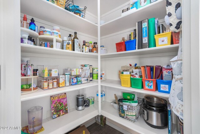 view of pantry