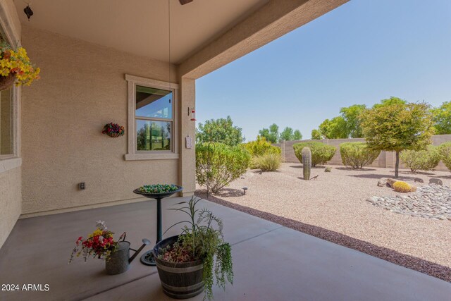 view of patio