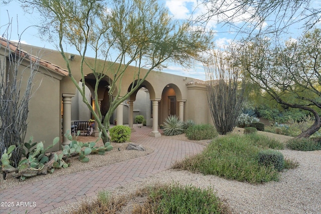 view of pueblo-style house