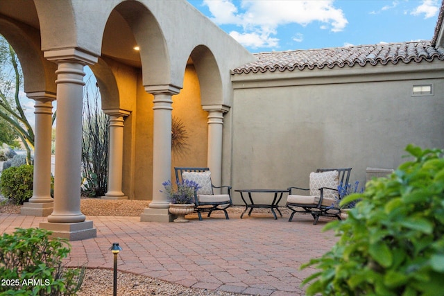 view of patio