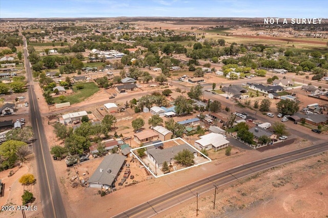 118 S 700th St E, Taylor, AZ 85939 - aerial view of property's location with nearby suburban area and property boundaries highlighted