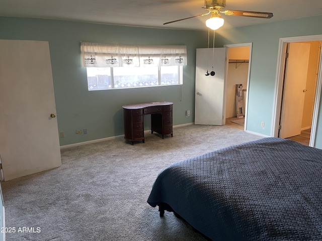 3115 N 26th St, Phoenix, AZ 85016 - carpeted bedroom with a ceiling fan and baseboards