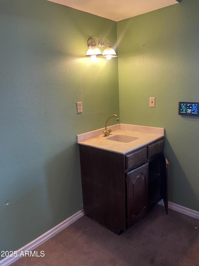 3115 N 26th St, Phoenix, AZ 85016 - bathroom featuring vanity and baseboards