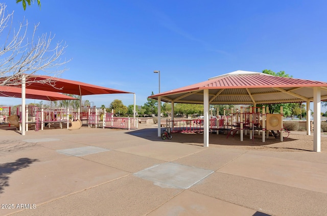 surrounding community featuring a playground