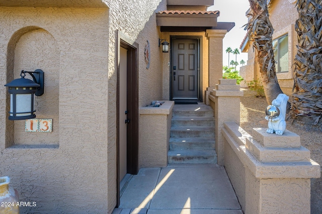 view of entrance to property