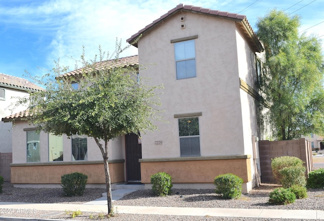 view of mediterranean / spanish house