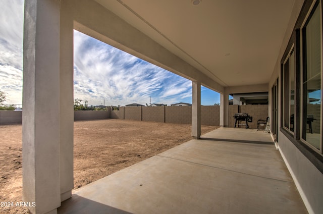 view of patio / terrace with grilling area