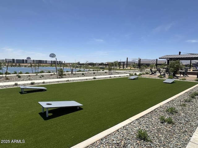 15509 W Corte Del Sol Este, Waddell, AZ 85355 - view of community with a gazebo and a lawn