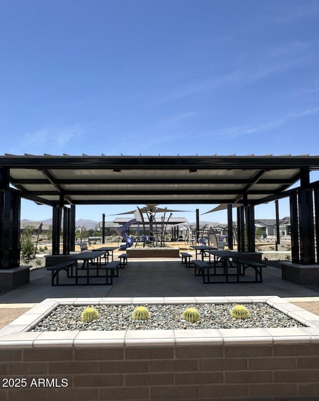 15509 W Corte Del Sol Este, Waddell, AZ 85355 - view of community featuring a gazebo and a mountain view