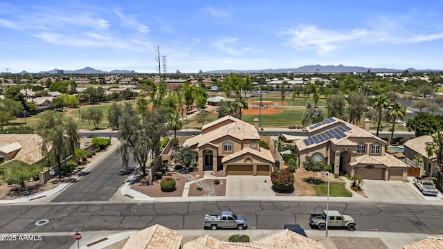 1244 W Straford Ave, Gilbert, AZ 85233 - aerial view of residential area with mountains