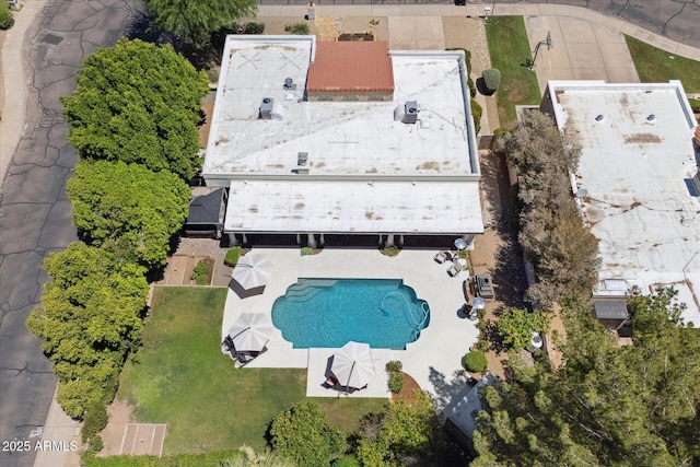 7835 E Cannon Dr, Scottsdale, AZ 85258 - drone / aerial view of a pool area
