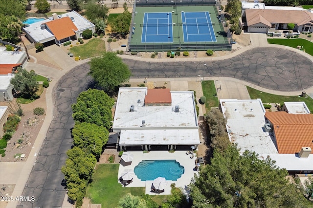 7835 E Cannon Dr, Scottsdale, AZ 85258 - bird's eye view of a pool area