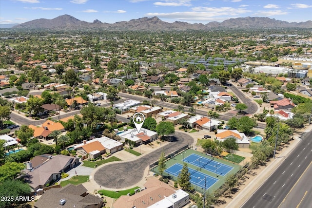 7835 E Cannon Dr, Scottsdale, AZ 85258 - aerial perspective of suburban area with a mountainous background