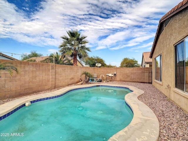 view of pool