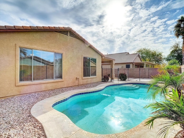 view of pool