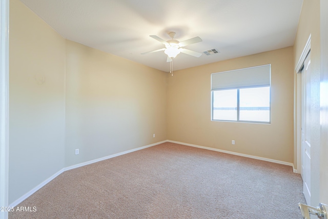 2514 E Grand Canyon Dr, Chandler, AZ 85249 - carpeted empty room with ceiling fan and baseboards