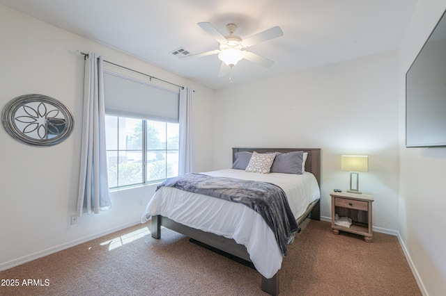 2514 E Grand Canyon Dr, Chandler, AZ 85249 - bedroom featuring carpet and a ceiling fan