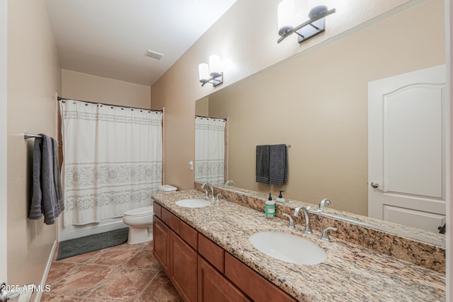 2514 E Grand Canyon Dr, Chandler, AZ 85249 - full bathroom featuring toilet and double vanity