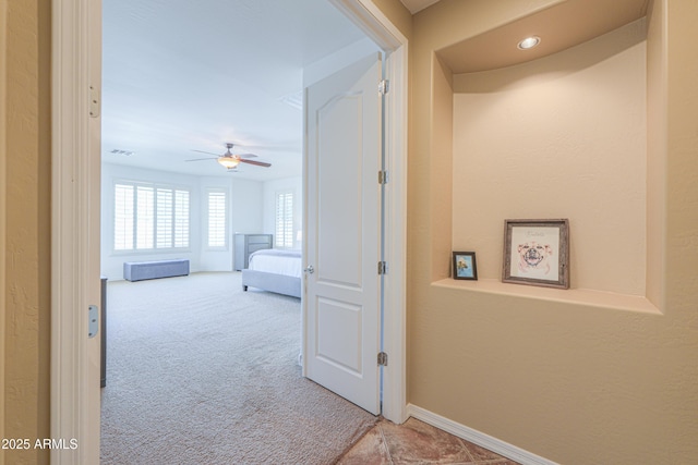 2514 E Grand Canyon Dr, Chandler, AZ 85249 - hall featuring baseboards and carpet floors