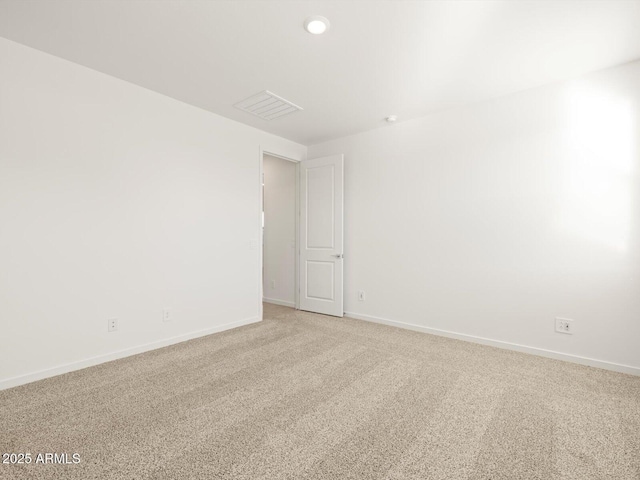 empty room with light carpet