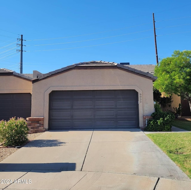 ranch-style house with a garage