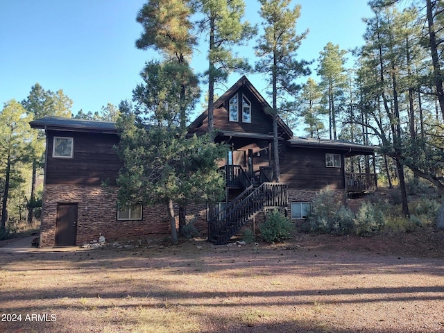 view of front of house