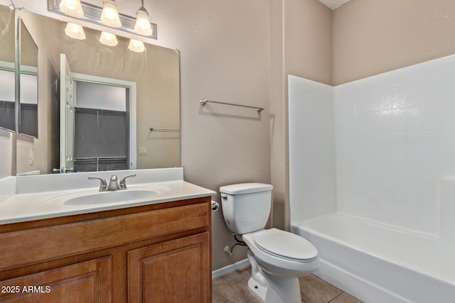 3434 E Baseline Rd Unit 126, Phoenix, AZ 85042 - bathroom featuring tile patterned flooring, vanity, and washtub / shower combination