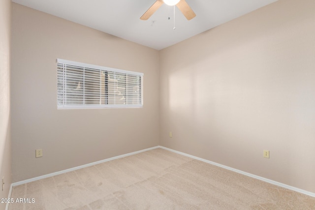 3434 E Baseline Rd Unit 126, Phoenix, AZ 85042 - spare room with light carpet and ceiling fan