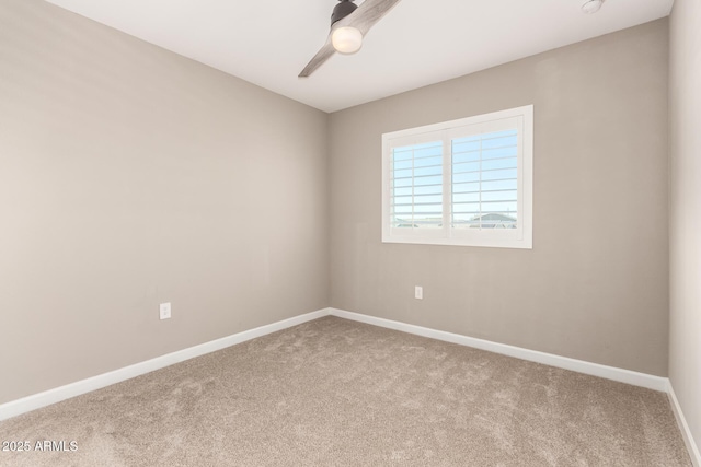 1297 W Chillingham Rd W, San Tan Valley, AZ 85143 - carpeted empty room with a ceiling fan and baseboards