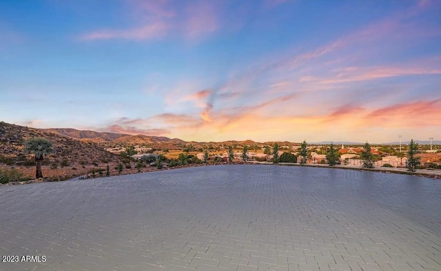 property view of water with a mountain view